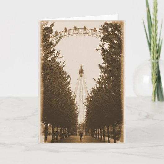 Walk the Line - London Eye - Greeting Card カード (正面)