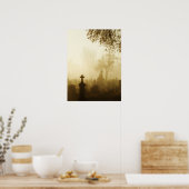 Walk Through The Foggy Graveyard ポスター (キッチン)