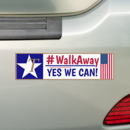 #WalkawayYESできる！ バンパーステッカー