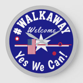 #walkawayYes ラージ壁時計
