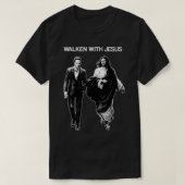 Walken With Jesus Christopher Walken Comfy Graphic Tシャツ (デザイン正面)