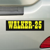 WALKER-25バンパーステッカー バンパーステッカー (車上)
