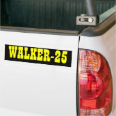 WALKER-25バンパーステッカー バンパーステッカー (トラック上)