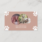 Walker Pet Sitting Business Custom Photo 名刺 (正面)