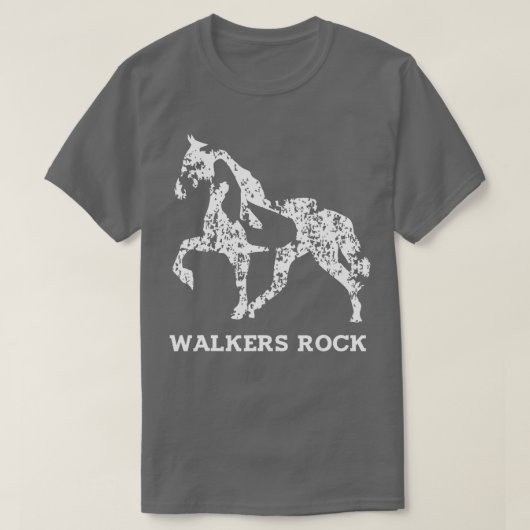 Walkers Rock Tee  Tennessee Walking Horse Shirt  Tシャツ (デザイン正面)