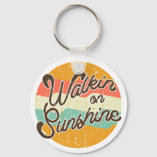 Walkin on Sunshine Retro キーホルダー
