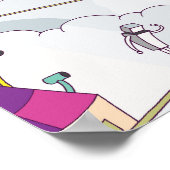 Walking a tightrope above the clouds. ポスター (角)