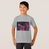walking at night lofi style tシャツ (正面フル)
