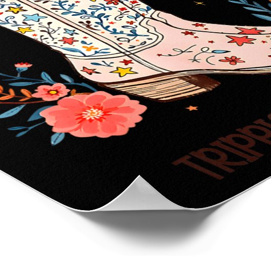 Walking By Faith Tripng Constantly Christian Weste ポスター (角)