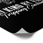 Walking By Faith Tripng Constantly Funny Christian ポスター (角)