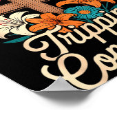 Walking By Faith Tripng Constantly Funny Jesus Chr ポスター (角)