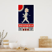 Walking Child - Sweden - Matchbox Print ポスター (キッチン)
