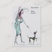 Walking Dog Jubby女性名刺 名刺 (正面)