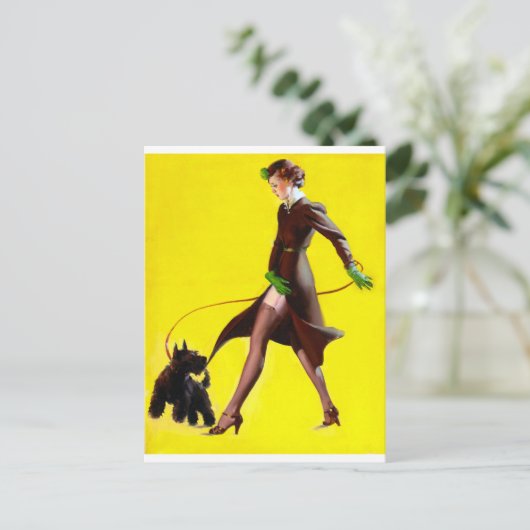 Walking Dog Pin Up ポストカード (スタンド正面)