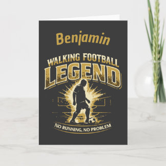 Walking Football Legend Funny Soccer Player カード