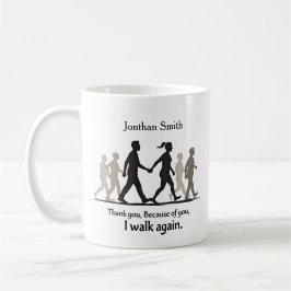 Walking Graphic Thank You Physical Therapist Gift コーヒーマグカップ