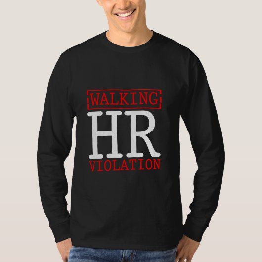 Walking Hr Violation Tシャツ (正面)