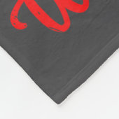 Walking In Weiner Wonderland Mini Dachshund Christ フリースブランケット (角)