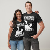 Walking Is A Mans Best Medicine Outdoor Hiking Mou Tシャツ (ユニセックス)