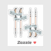 walking is the best medic Hippocrates hiking pulse シール (シート)