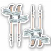 walking is the best medic Hippocrates hiking pulse シール (正面)