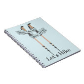 walking is the best medic Hippocrates hiking pulse ノートブック (右側)