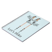 walking is the best medic Hippocrates hiking pulse ノートブック (左側)