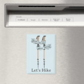 walking is the best medic Hippocrates hiking pulse マグネット (インサイチュ (食洗機))