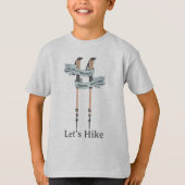 walking is the best medic Hippocrates hiking pulse Tシャツ (正面)