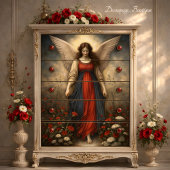 Walking Meadow Angel Earth Tone Vintage Decoupage 薄葉紙