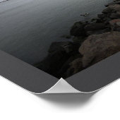 Walking Path by Ocean Poster ポスター (角)