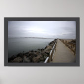Walking Path by Ocean Poster ポスター (正面)