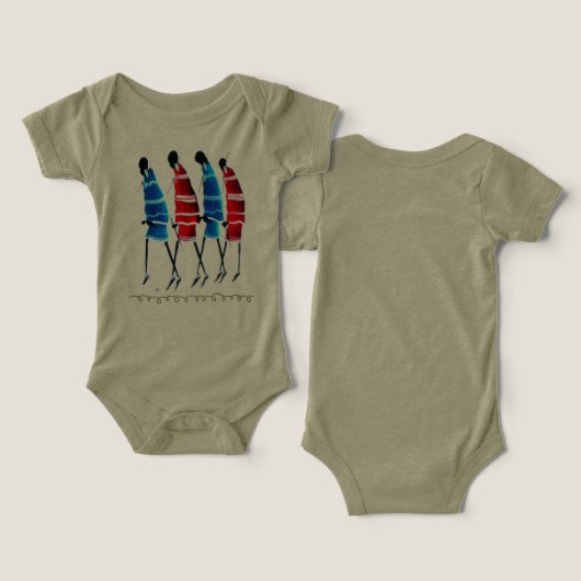 Walking Tall Maasai Art: Street Style | cultural (デザイン正面&裏面)