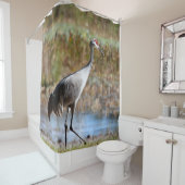 Walking Tall, Sandhill Crane シャワーカーテン (インサイチュ)