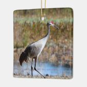 Walking Tall, Sandhill Crane セラミックオーナメント (左)