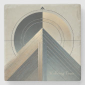 Walking True ストーンコースター (正面)