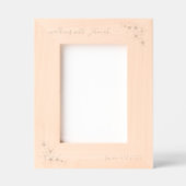 Walking with Jehovah Since 20xx Floral Script レーザー彫刻フレーム (正面)