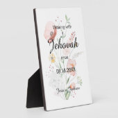 Walking with Jehovah since Baptism フォトプラーク (側面)