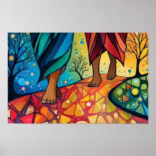 Walking with Jesus ポスター (正面)