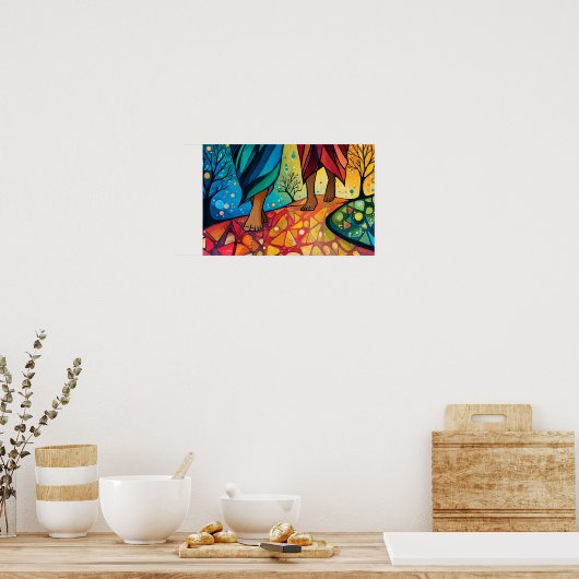 Walking with Jesus ポスター (キッチン)