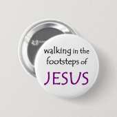walking with jesus 缶バッジ (正面&裏面)