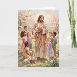 Walking with the Savior Easter Card カード
