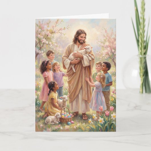 Walking with the Savior Easter Card カード (正面)