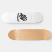 Walking Wolf Illustration Skateboard スケートボード (横)