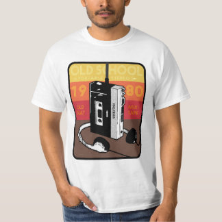Walkman old school retro tシャツ