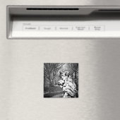 Walküre - Skulptur mit Baum-Arkade マグネット (インサイチュ (食洗機))