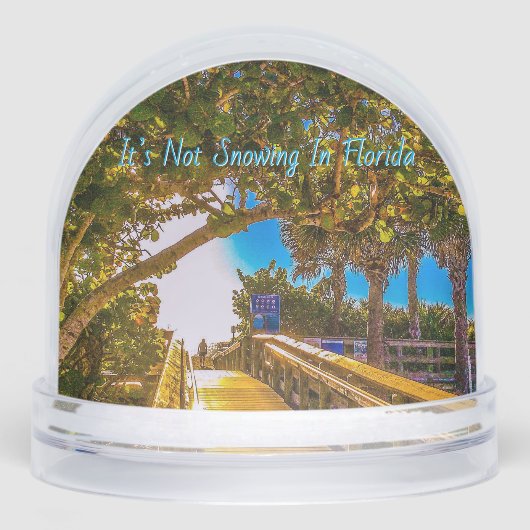 Walkway to the Beach Snow Globe (正面)