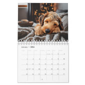 Wall 2026 Dog Calendar カレンダー (1月 2026)