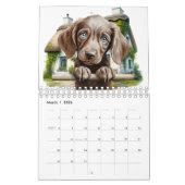 Wall 2026 Dog Calendar カレンダー (3月 2026)