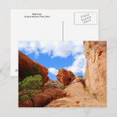 Wall Arch, Arches National Park, Utah，はがき ポストカード (正面/裏面)